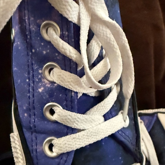 Converse Women’s Galaxy Purple Sneakers - Picture 5 of 9